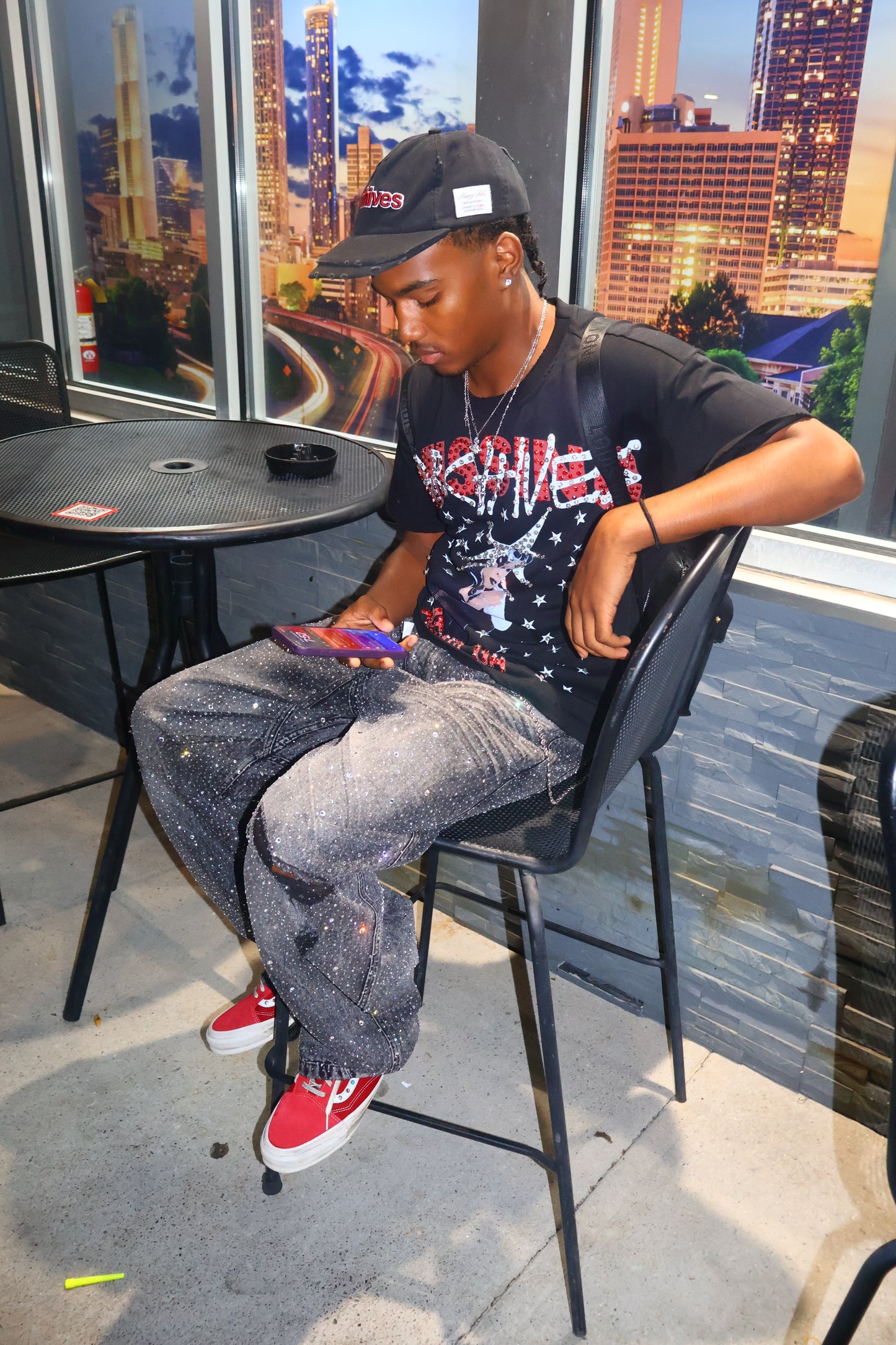 MISSING ARCHIVES RHINESTONE TEE