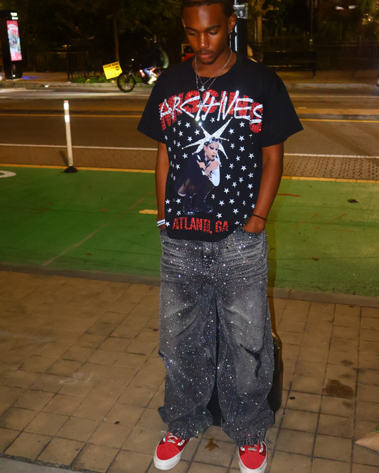 MISSING ARCHIVES RHINESTONE TEE