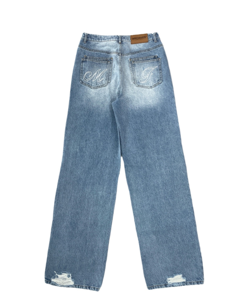 ARCHIVES DENIM PANTS (BLUE)