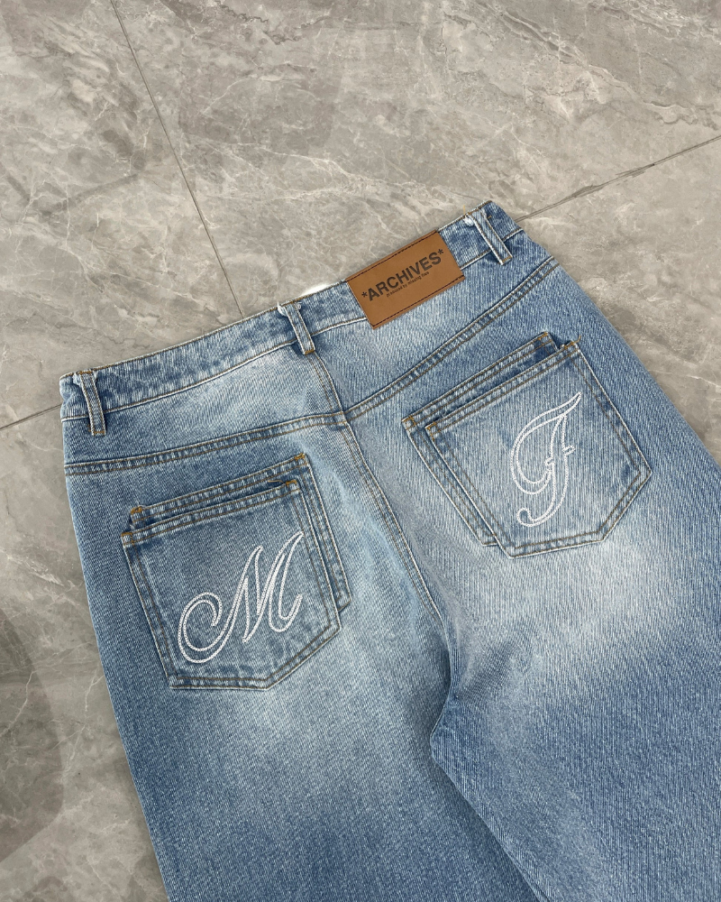 ARCHIVES DENIM PANTS (BLUE)