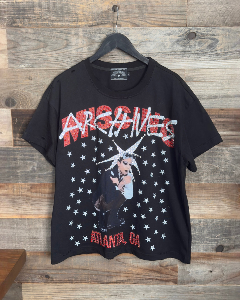 MISSING ARCHIVES RHINESTONE TEE