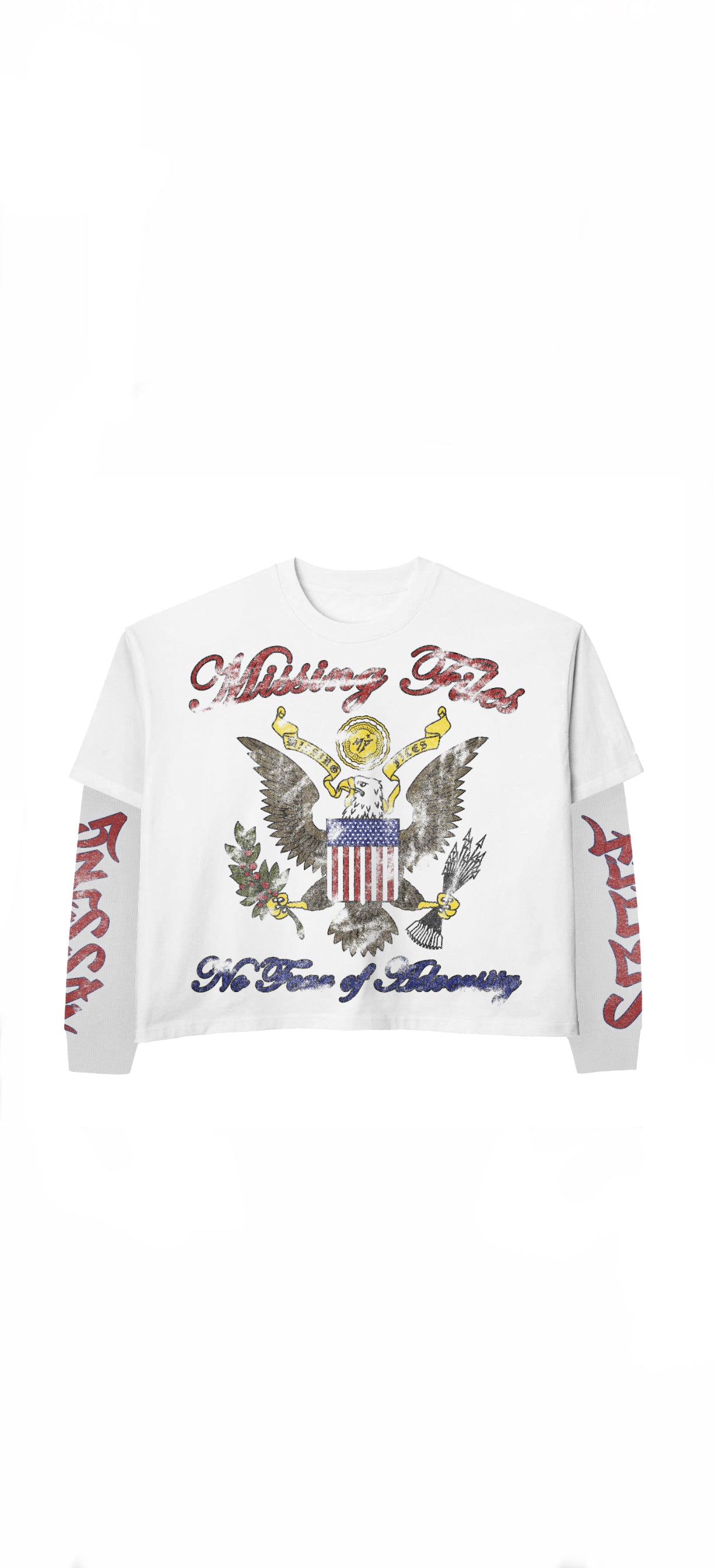 DOUBLE LAYERED THERMAL TEES (WHITE)