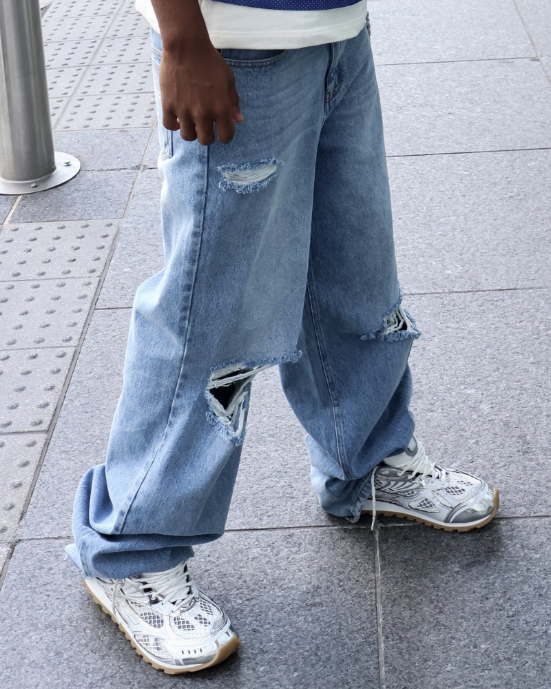 ARCHIVES DENIM PANTS (BLUE)