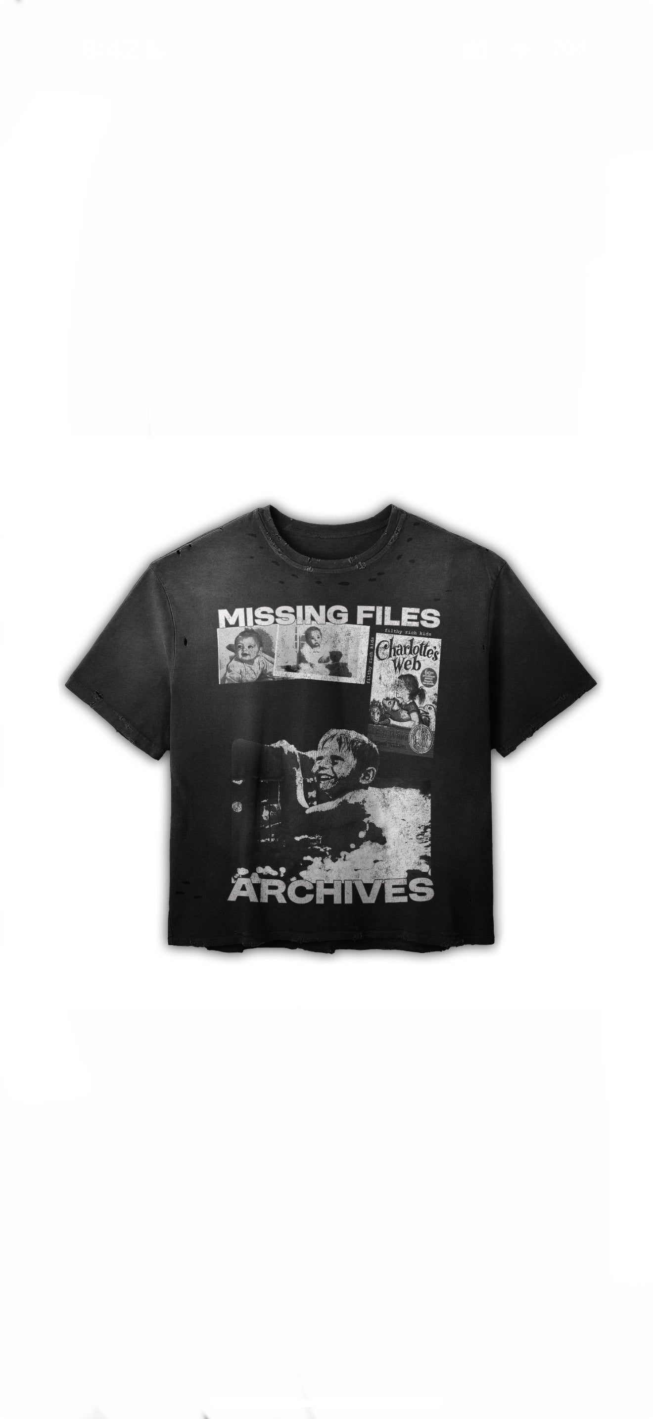 CHARLOTTE WEBB TEES (FADED BLACK)