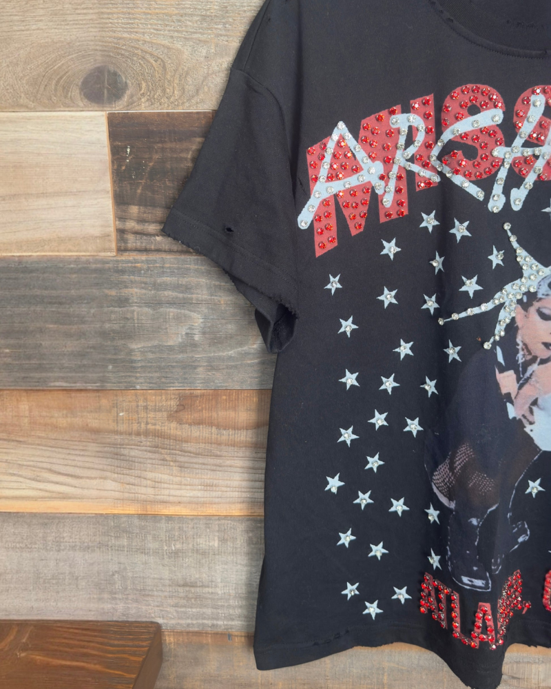 MISSING ARCHIVES RHINESTONE TEE