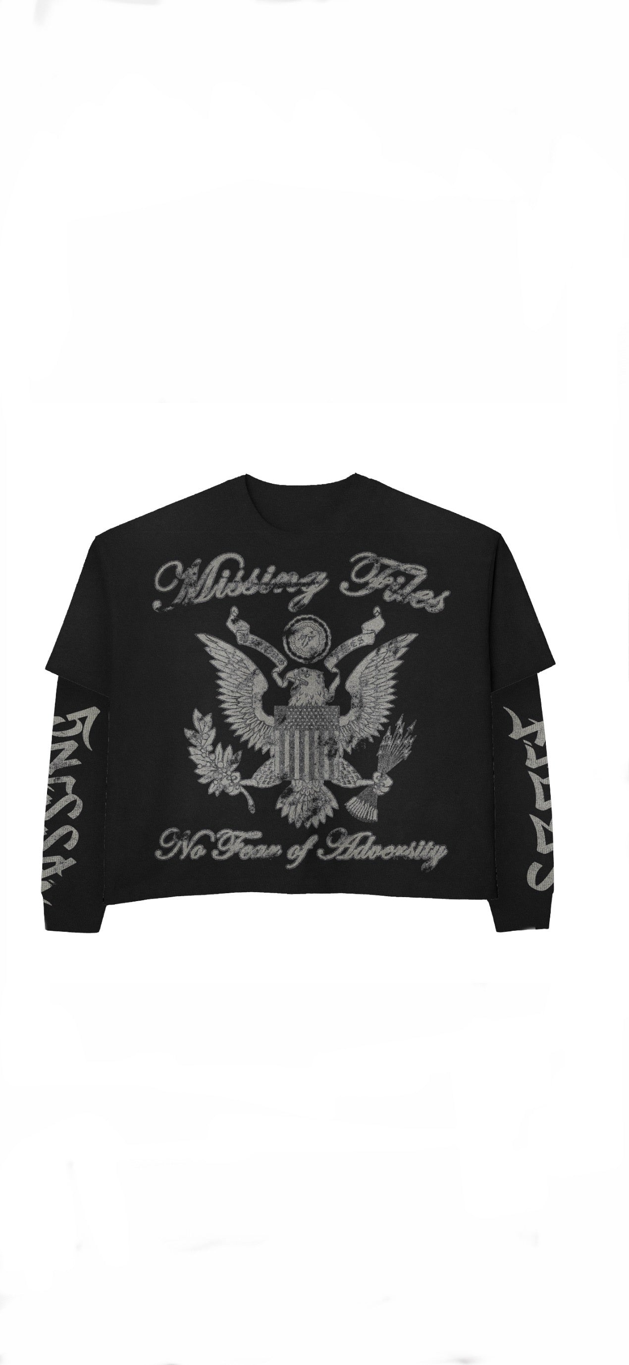 DOUBLE LAYERED THERMAL TEES (BLACK)
