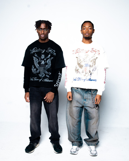 DOUBLE LAYERED THERMAL TEES (WHITE)