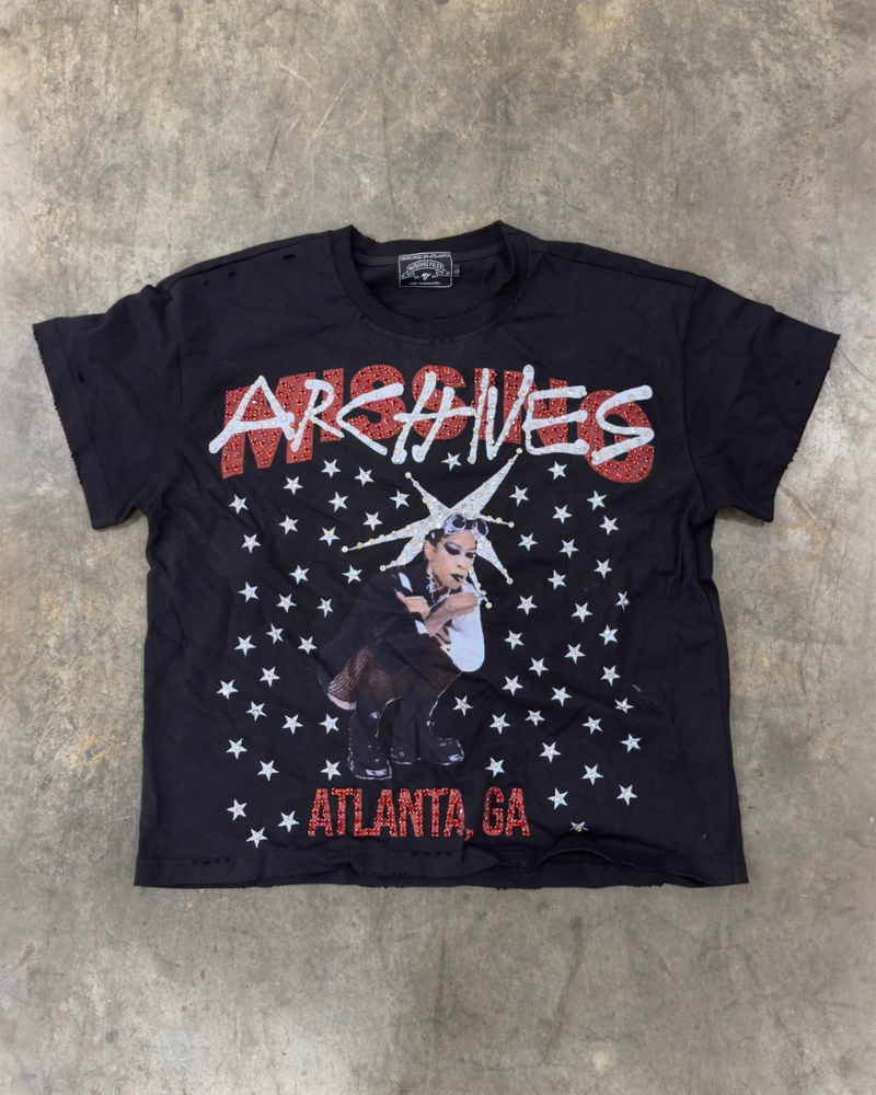 MISSING ARCHIVES RHINESTONE TEE