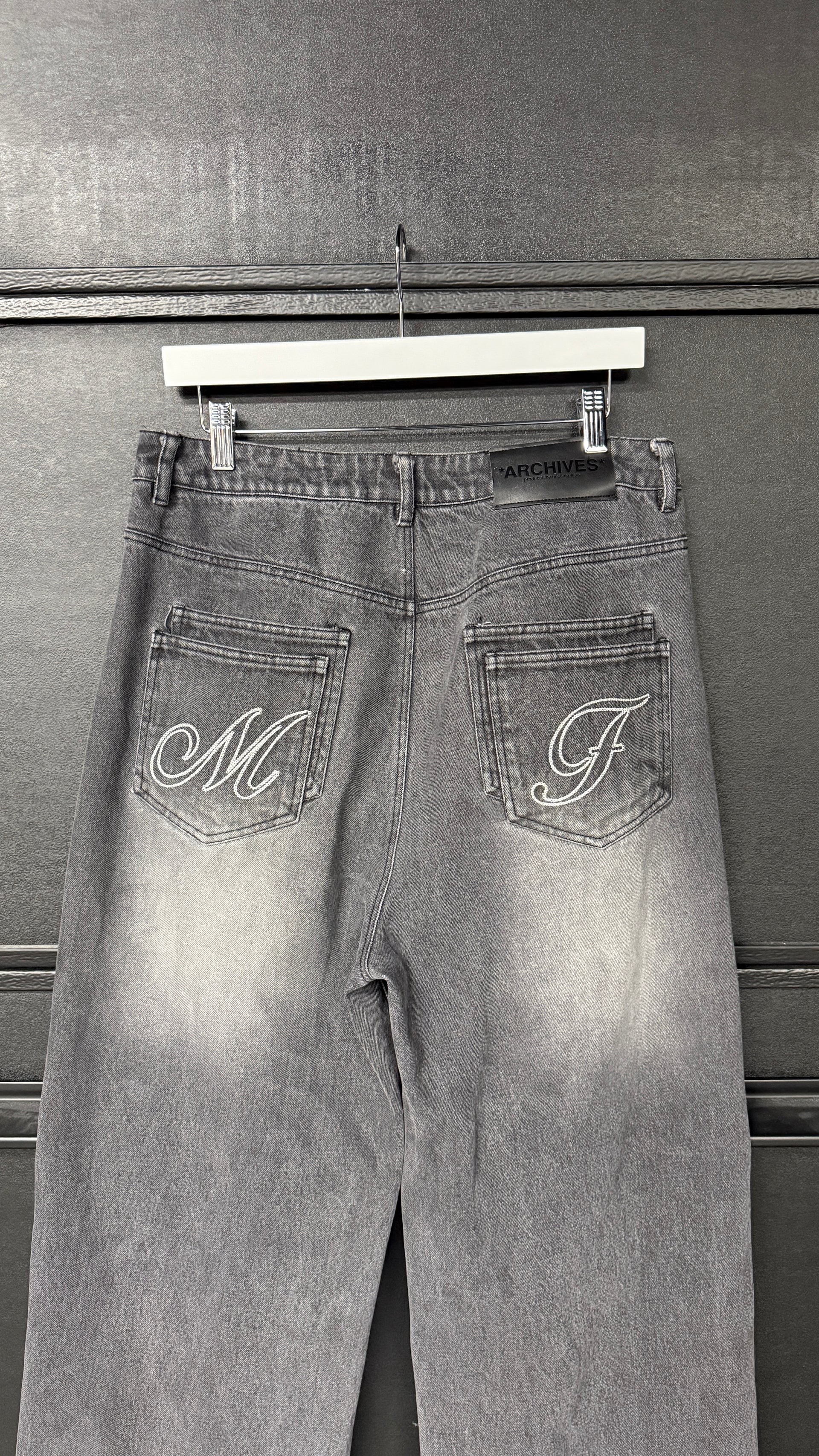 ARCHIVES DENIM PANTS (BLACK)