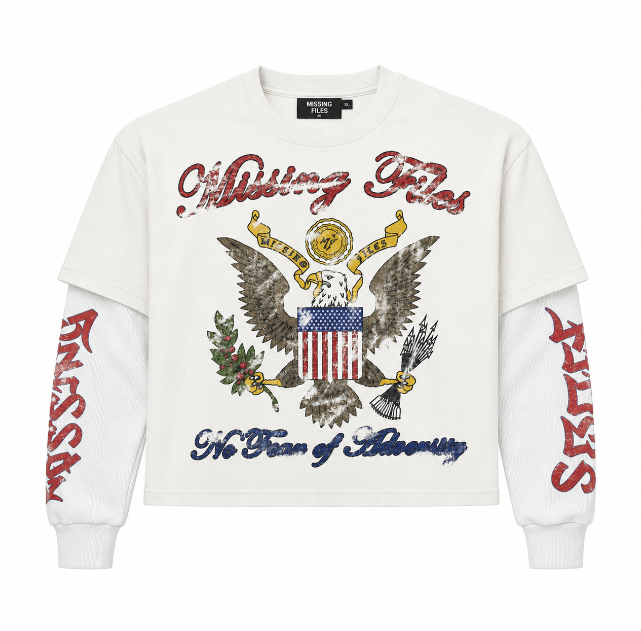 DOUBLE LAYERED THERMAL TEES (WHITE)